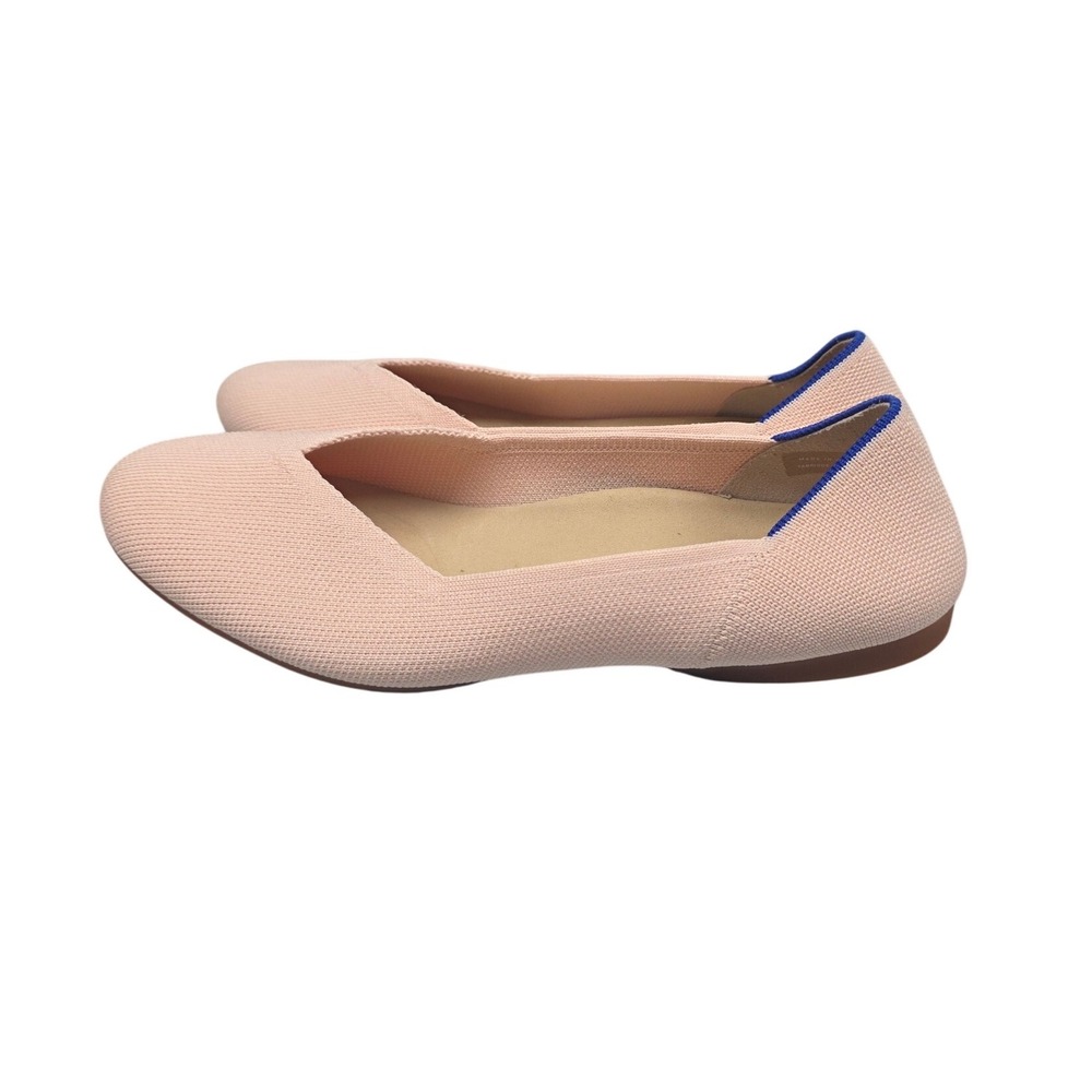 Rothy's The Daily Flat Women 9 Bubbly Pink Sustainable Washable Knit Ballet EUC